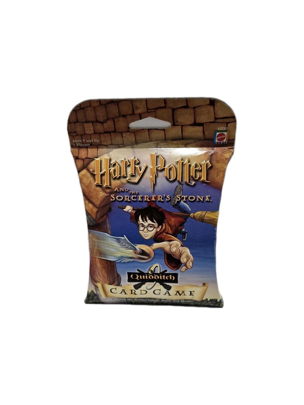 Harry Potter and the Sorcerer's Stone Quidditch Card Game Mattel 2000 NIB